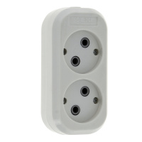 Колодка 2 гнезда 10A 2,2кВт без заземления EKF PROxima Эксперт