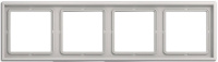Рамка 4-постовая Jung LS 990 Светло-серый