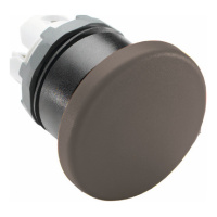 Кнопка MPM1-10B ГРИБОК черная только корпус без фиксации 40мм ABB