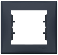 Рамка 1-постовая Schneider Electric Sedna Графит