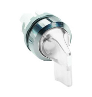 Переключатель M2SS5-21C (длинная ручка) прозрачный 2-х позиционный с подсветкой с фиксацией ABB