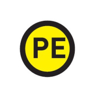 Наклейка "PE" диаметр 20мм EKF PROxima