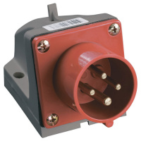 Вилка стационарная ССИ-514 3Р+РЕ 16А 380-415В IP44 IEK Вилка стационарная ССИ-514 3Р+РЕ 16А 380-415В IP44 IEK