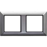 Рамка 2-постовая Jung Eco Profi Алюминий