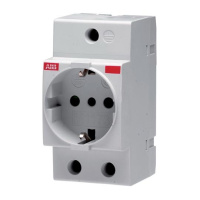 Розетка на DIN-рейку 2P+N 16A ABB M1173