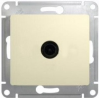 Розетка TV оконечная 1DB механизм Systeme Electric Glossa Молочный