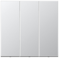 Клавиша тройная Jung Алюминий