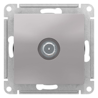 Розетка TV оконечная 1DB механизм Schneider Electric AtlasDesign Алюминий