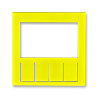 Сменная панель на накладку терморегулятора / таймера жёлтый ABB Levit