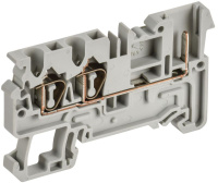 ARMAFIX Клемма пруж. CX2,5-3-1B 2,5мм2 3-конт. серая IEK