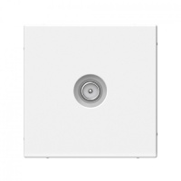 ARTGALLERY TV РОЗЕТКА проходная 4DB, механизм, БЕЛЫЙ