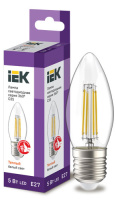 Лампа светодиодная свеча C35 5Вт 230В 3000К E27 серия 360° IEK