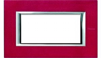 Рамка прямоугольная итальянский стандарт ITA 4 мод Bticino Axolute Рубин 