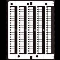 Символы с 1 по 10, горизонтальная CNU/8/510 DKC