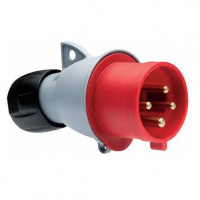 Вилка кабельная 16A 3P+E 380-415V IP44 красный ABB 316-P6 