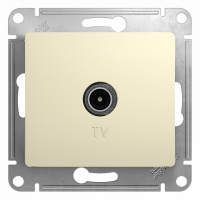 Розетка TV механизм Systeme Electric Glossa Бежевый
