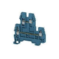 Клеммник 2-х ярусный, 2,5мм.кв. (синий); PIK2.5N Klemsan