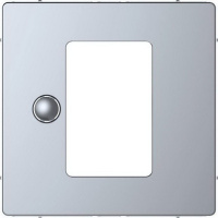 Центральная накладка для сенсорного термостата SD Merten D-Life Нержавеющая сталь