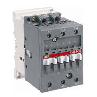 Контактор 3P (3НО) с катушкой 380-415V AC ABB UA63-30-00