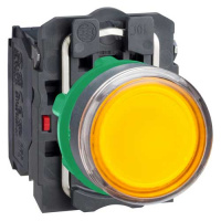 Кнопка 22мм 24В желтая с подсветкой Schneider Electric