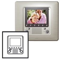 Накладка дополнительного встраиваемого видео-блока домофона с ЖК-экраном (OLD) Legrand Celiane Белый