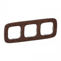 Рамка 3-постовая Legrand Valena Allure Кожа