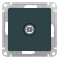 Розетка TV одиночная Schneider Electric AtlasDesign Изумруд