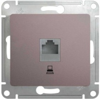 Розетка компьютерная RJ45 кат.5E механизм Systeme Electric Glossa Платина