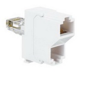 Разветвитель 2XRJ45 Ethernet/телефон Legrand Mosaic