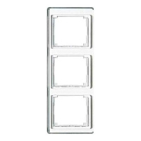 Рамка 3-постовая вертикальная Jung SL 500 Белый