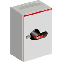 Рубильник в металическом боксе OTL25T3B до 30А 3х-полюсный, 1НО доп. контакт, резьба 2хМ32+М16 ABB