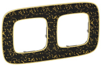 Рамка 2-постовая Legrand Valena Allure Барокко Нуар