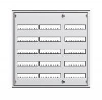 Шкаф навесной с дверцей, 824х824х140, DIN125мм-5рядов/180мод, IP43 / 30127 ABB AT