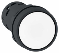 Кнопка белый толкатель НО +НЗ Schneider Electric