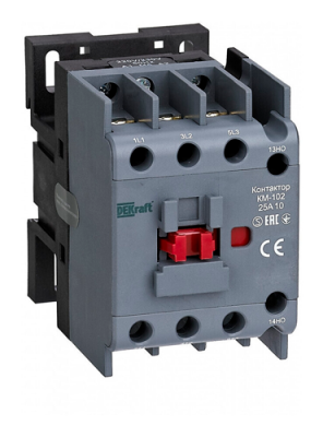 DEKraft КМ-102 Контактор 25А 48В_АС АС3_ АС4 1НО+1НЗ DEKraft КМ-102 21920DEK