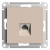 SE AtlasDesign Розетка компьютерная RJ45 Песочный кат. 6A механизм Systeme Electric AtlasDesign ATN001286