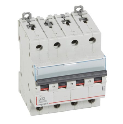 Автоматический выключатель 4P 32 A B 10kA Legrand DX3 Legrand DX3 409068
