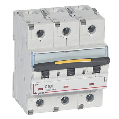 Автоматический выключатель 3P 100 A C 10kA Legrand DX3 Legrand DX3 409281