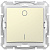 Выключатель 1-клавишный 2-полюсный 10A IP44 Schneider Electric Sedna Бежевый