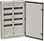 TITAN 5 Корпус металлический ЩРн-120 (2х60) 835х570х140 IP54 сер IEK