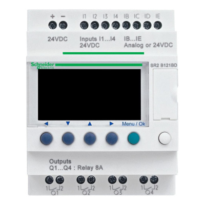 Zelio интеллект.реле 12 I/O 100/240V Schneider Electric  SR2B121FU