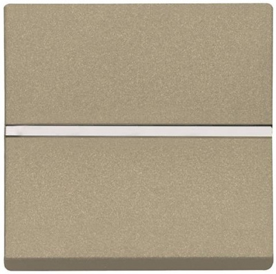 Переключатель 1-клавишный 2 мод ABB NIE Zenit Шампань N2202 CV ABB Zenit 2CLA220200N1901