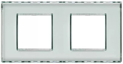 Рамка прямоугольная 2+2 мод Bticino Living Light Kristall Bticino Living Light LND4802M2KR