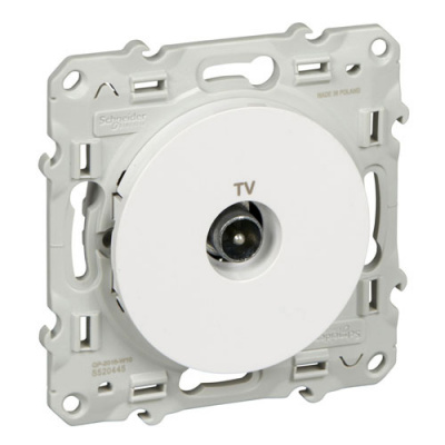 Розетка TV Schneider Electric Odace Белый Schneider Electric Odace S52R445