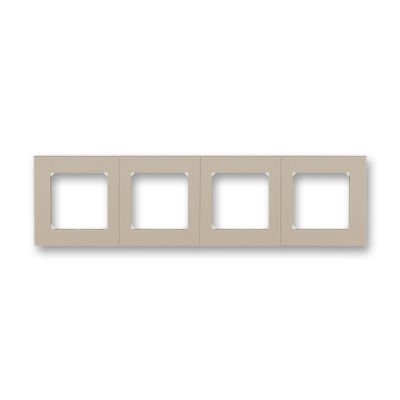 Рамка 4 поста кофе макиато / белый ABB Levit ABB Levit 2CHH015040A6018