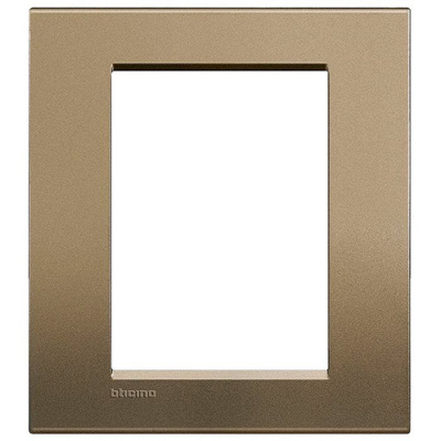 LivingLight Рамка прямоугольная, 3+3 модуля, цвет Коричневый шелк Bticino Bticino  LNA4826SQ