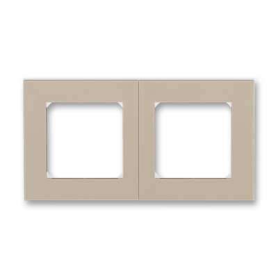 Рамка 2 поста кофе макиато / белый ABB Levit ABB Levit 2CHH015020A6018