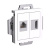 SE AtlasDesign Розетка двойная Белый HDMI+RJ45 кат.5Е механизм Systeme Electric AtlasDesign ATN000182