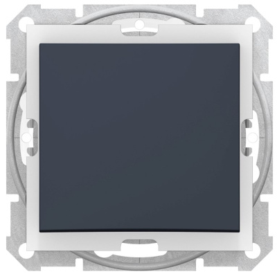 Выключатель 1-клавишный 10A IP44 Schneider Electric Sedna Графит Schneider Electric Sedna SDN0100370