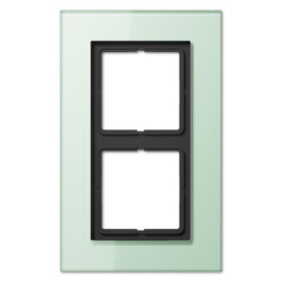 Рамка 2-постовая Jung LS plus Стекло Матовый Jung LS серия LSP982GLAS